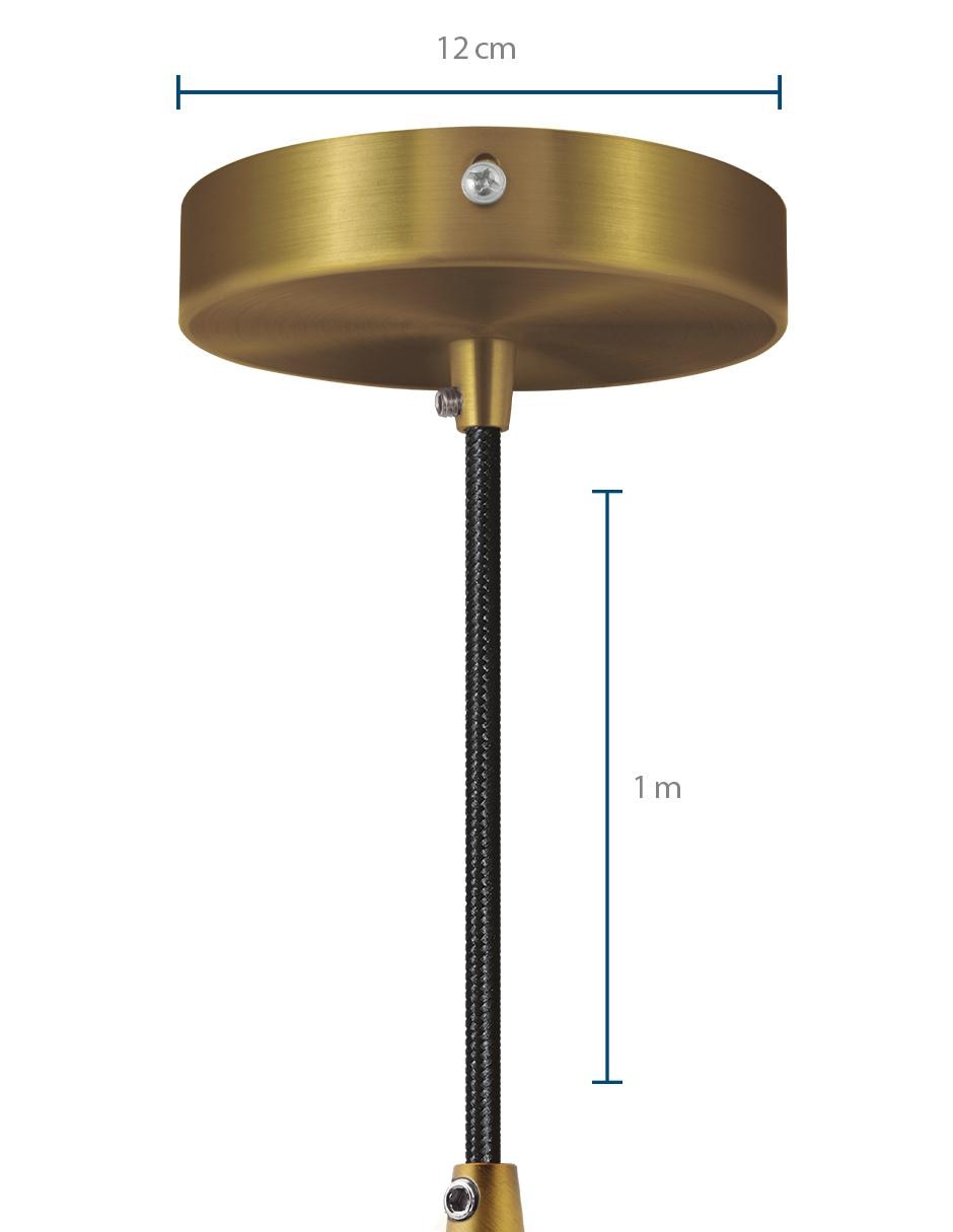Luminario Milán Brown Bronze Mate E27 2
