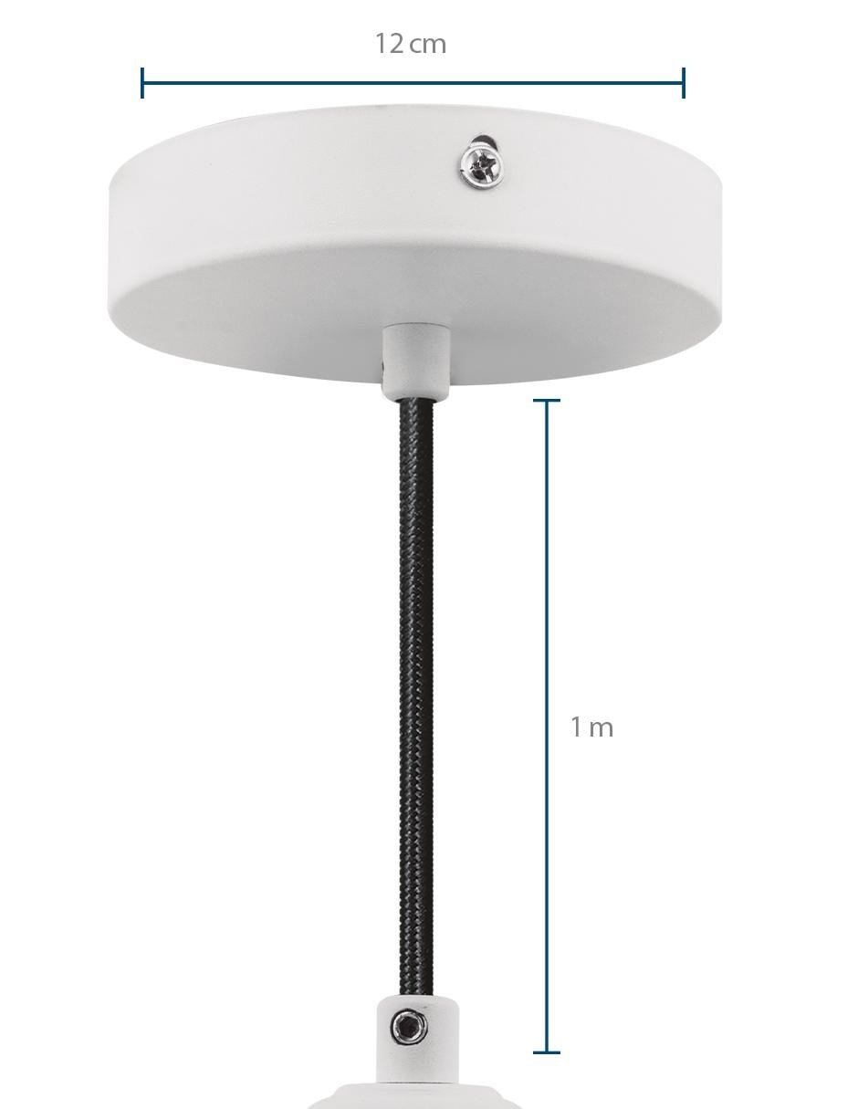 Luminario Basic Blanco mate E27 2