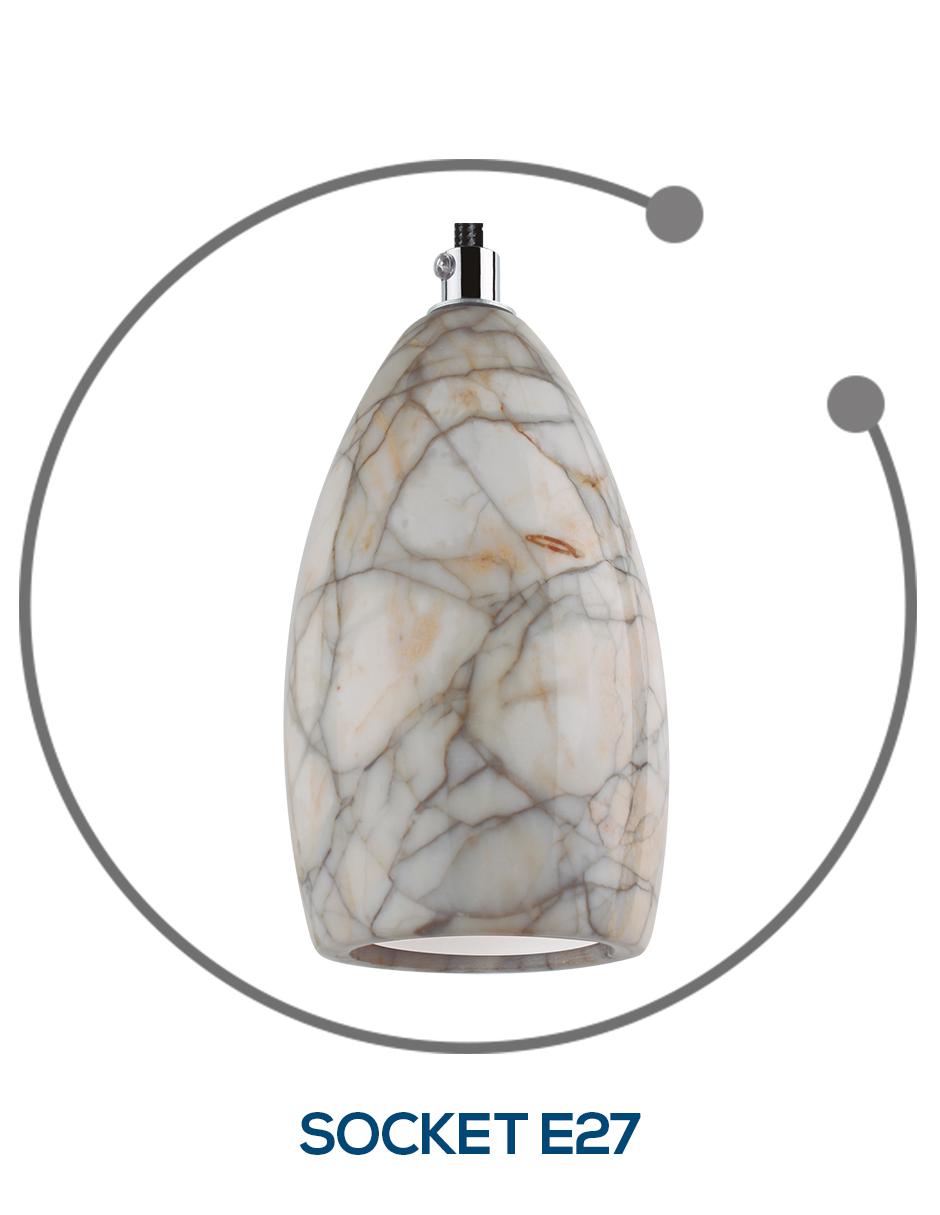 Luminario Ankara Marmol E27 3