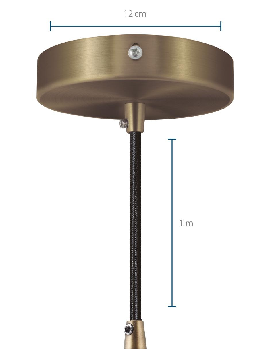 Luminario Milán Bronce Mate E27 2