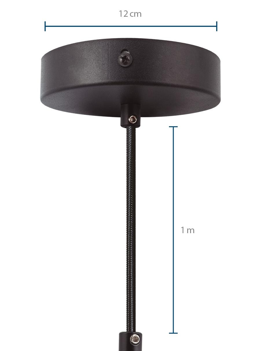 Luminario Basic Negro mate E27 2