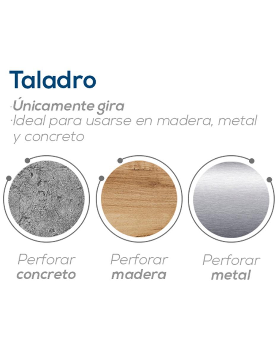 Taladro 350 W de 3/8 de pulgada Potencia 350 W Broquero de 3/8 de pulgada 4