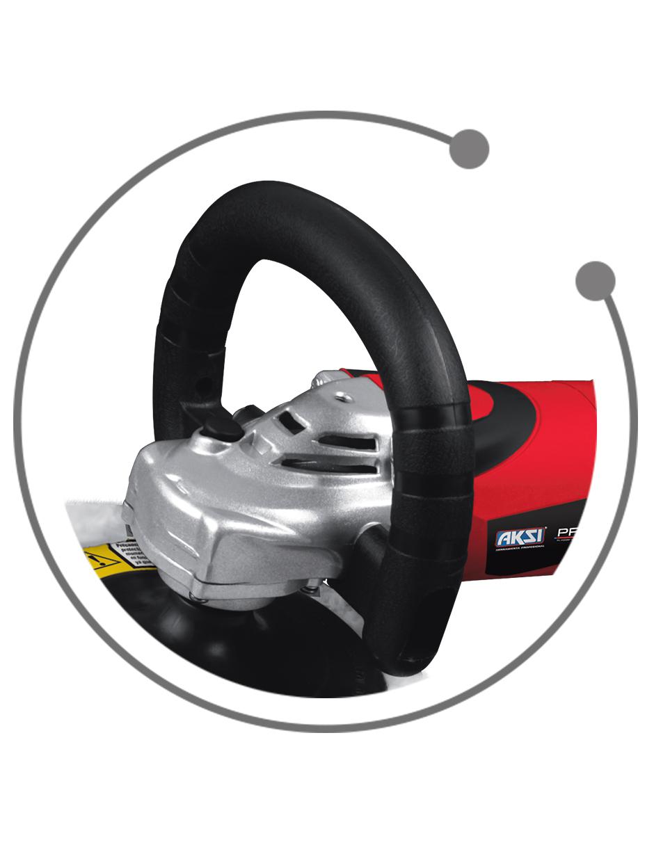 Pulidora profesional 1400W Maneral de apoyo tipo D 2