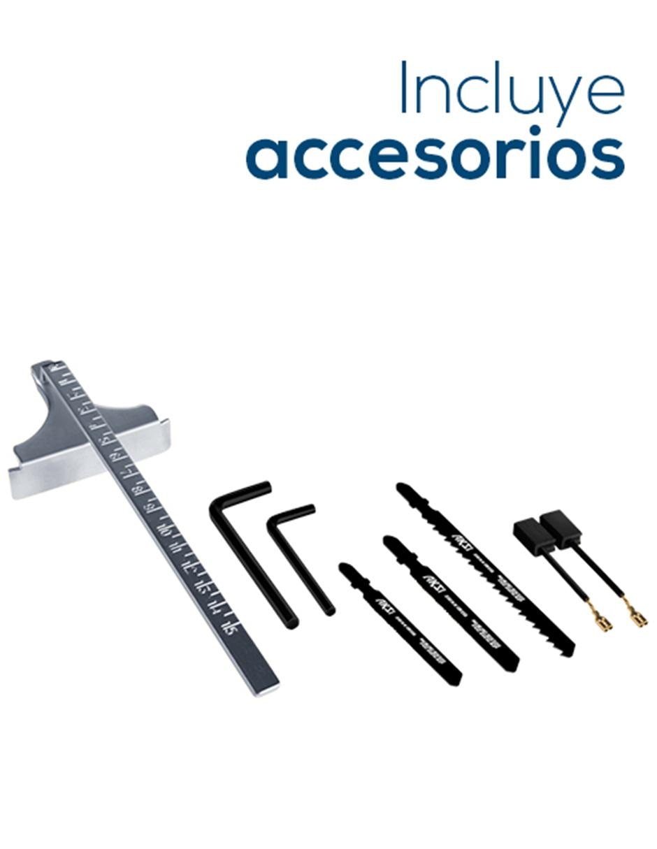 Sierra caladora 720W Línea Industrial Segueta tipo U 2