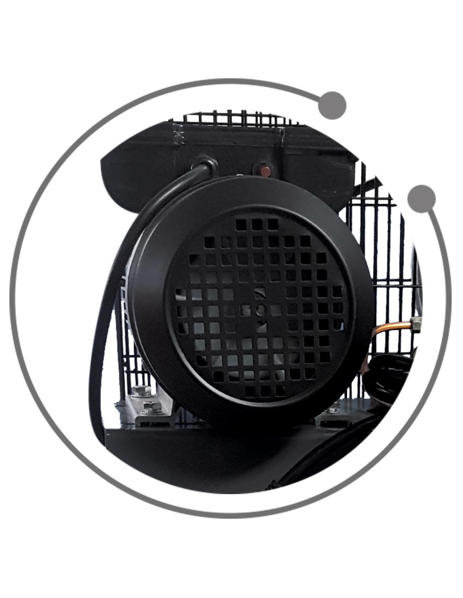 Compresor vertical de banda 200 L 4HP 2985W 120V 2
