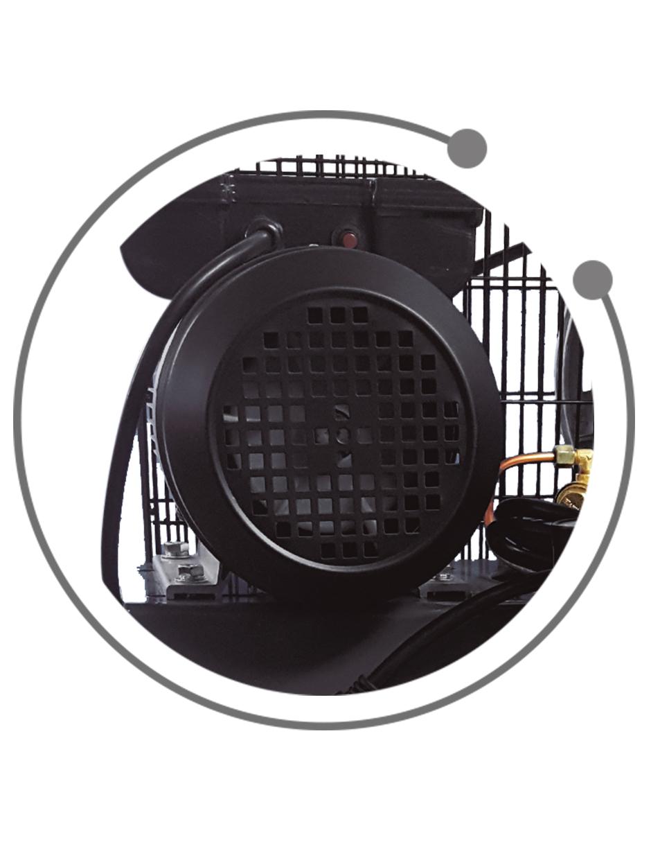 Compresor vertical de banda 240 Litros 4HP 2985W 220V 2
