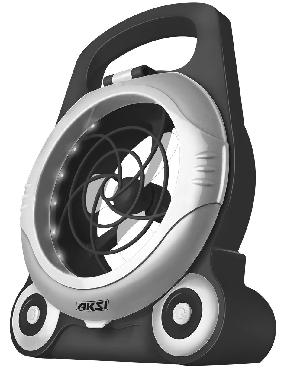 Lámpara Cargador USB y Ventilador 3 en 1