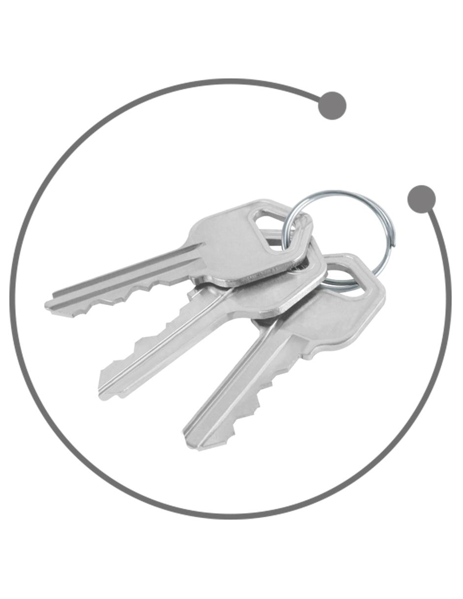 Cerradura para puerta principal tipo gatillo / perilla doble 2
