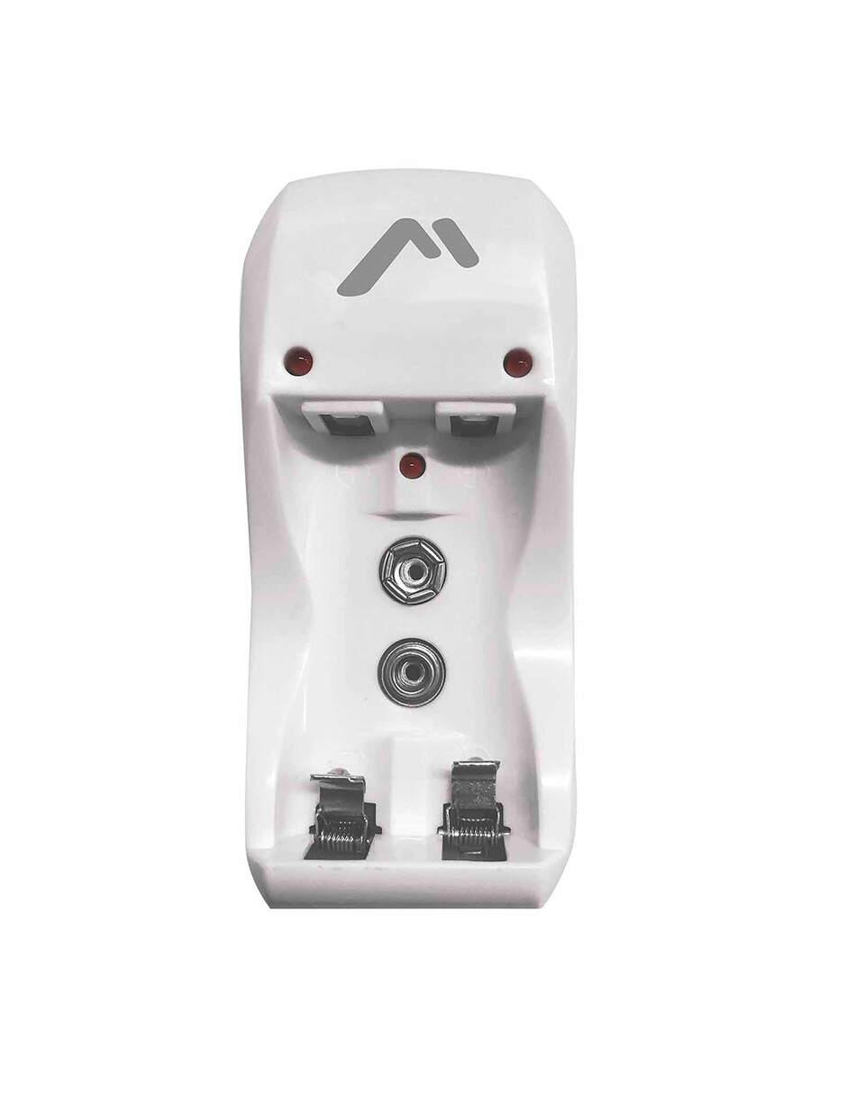 Cargador de baterías compatible con doble A, triple AA, 9V y ni-cd