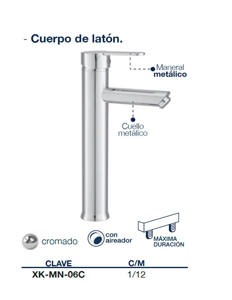 Monomando para lavabo 2
