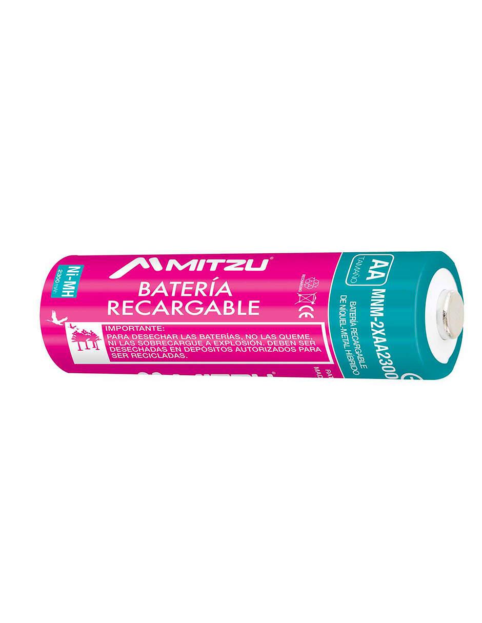 Kit de 2 baterías recargables AA de Ni-mh 3