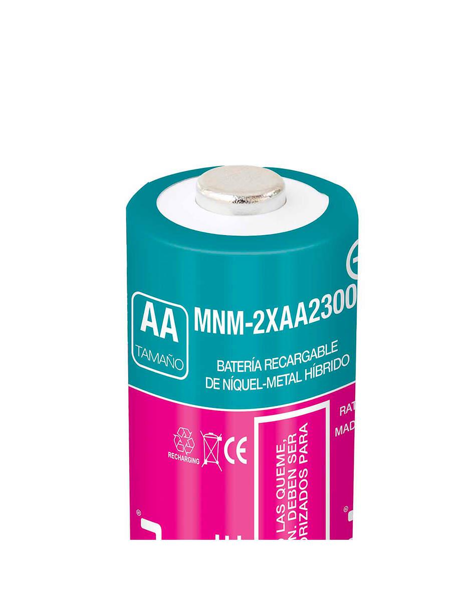 Kit de 2 baterías recargables AA de Ni-mh 4