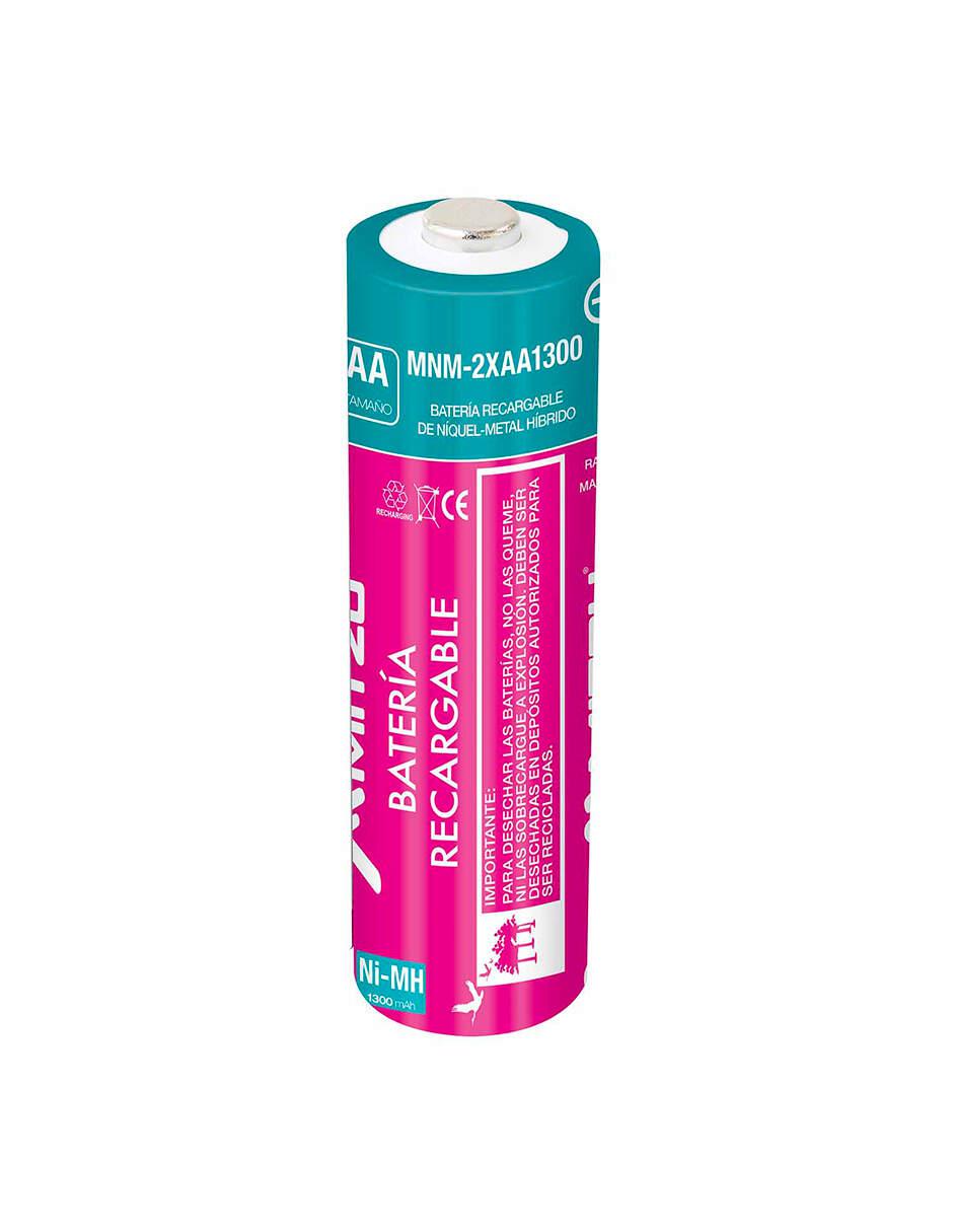 Kit de 2 baterías recargables AA de Ni-mh 2