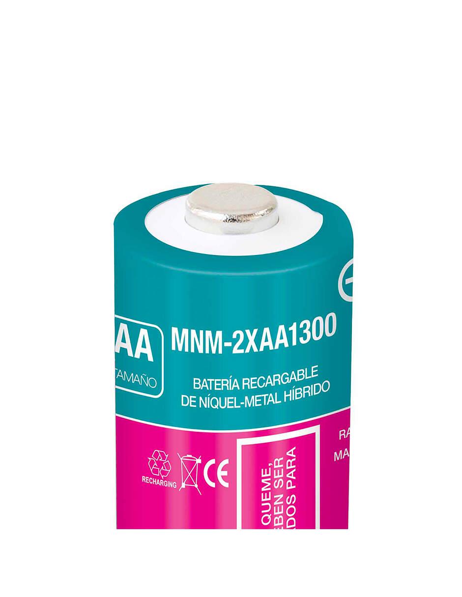 Kit de 2 baterías recargables AA de Ni-mh 4
