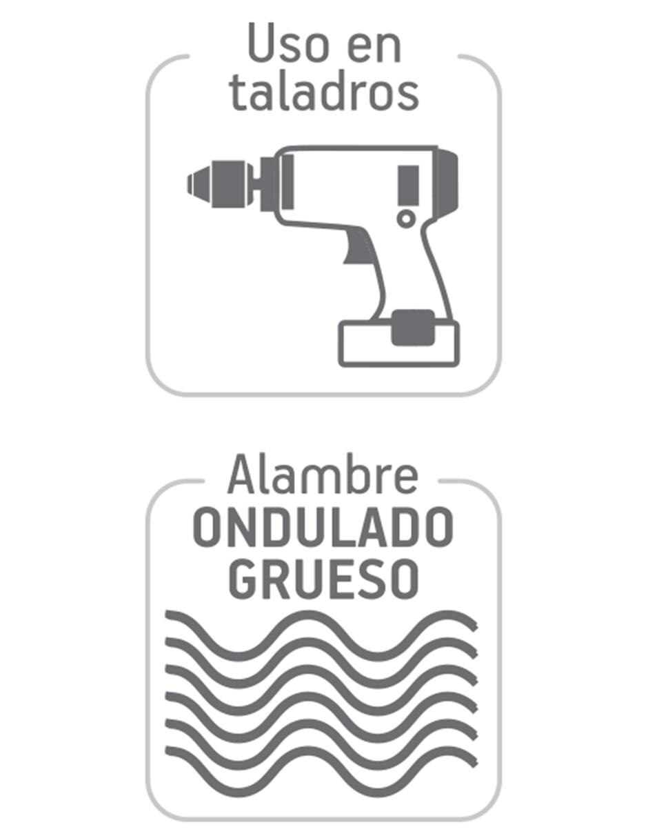 Pack de 6 piezas carda de copa Maxtool con zanco de 2 3/4 pulgadas alambre grueso pulido máxima velocidad 4 500 RPM 3