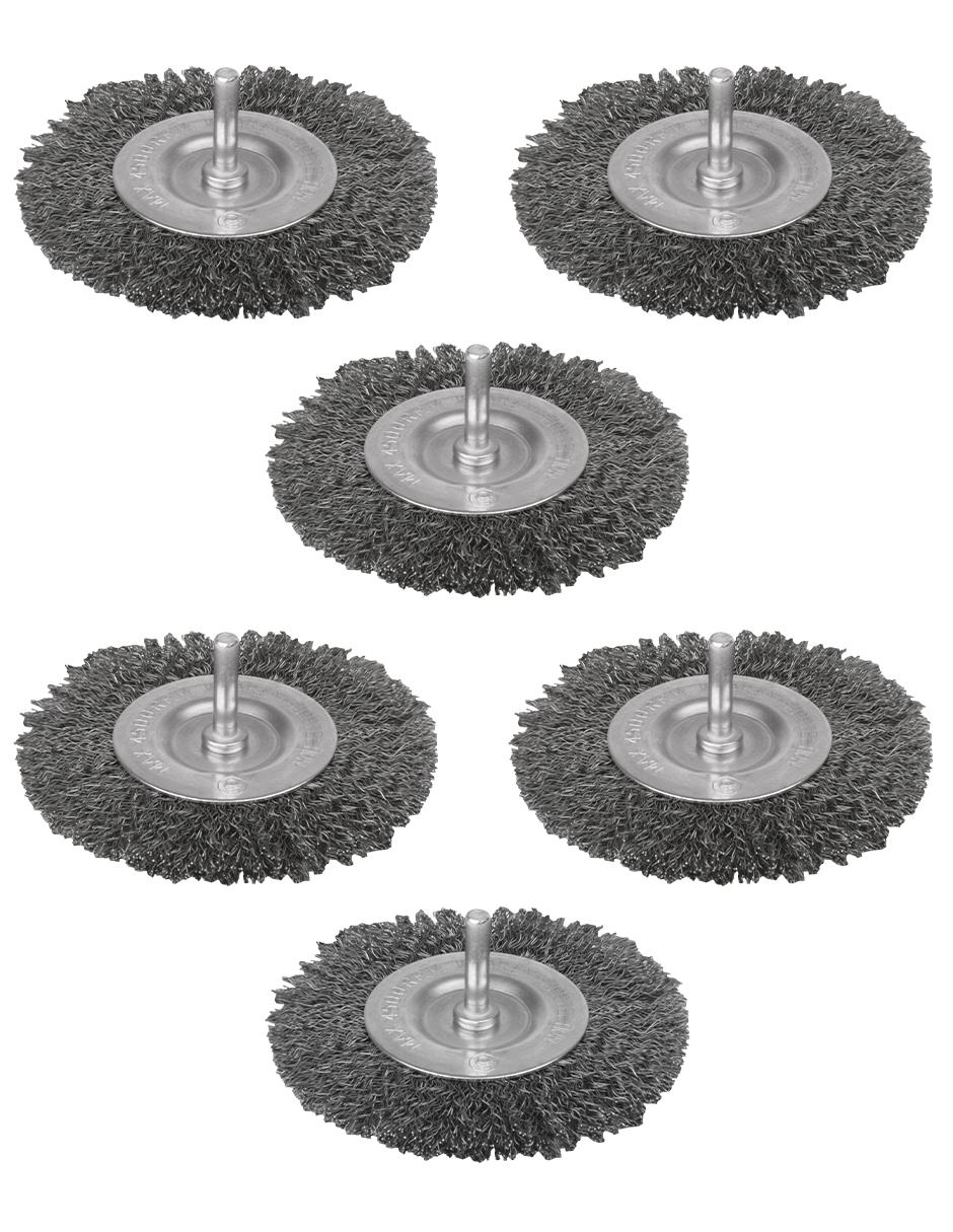 Pack de 6 piezas carda circular Maxtool alambre grueso para taladro máxima velocidad 4 Pack de 6 piezas carda circular Maxtool alambre grueso para taladro máxima velocidad 4