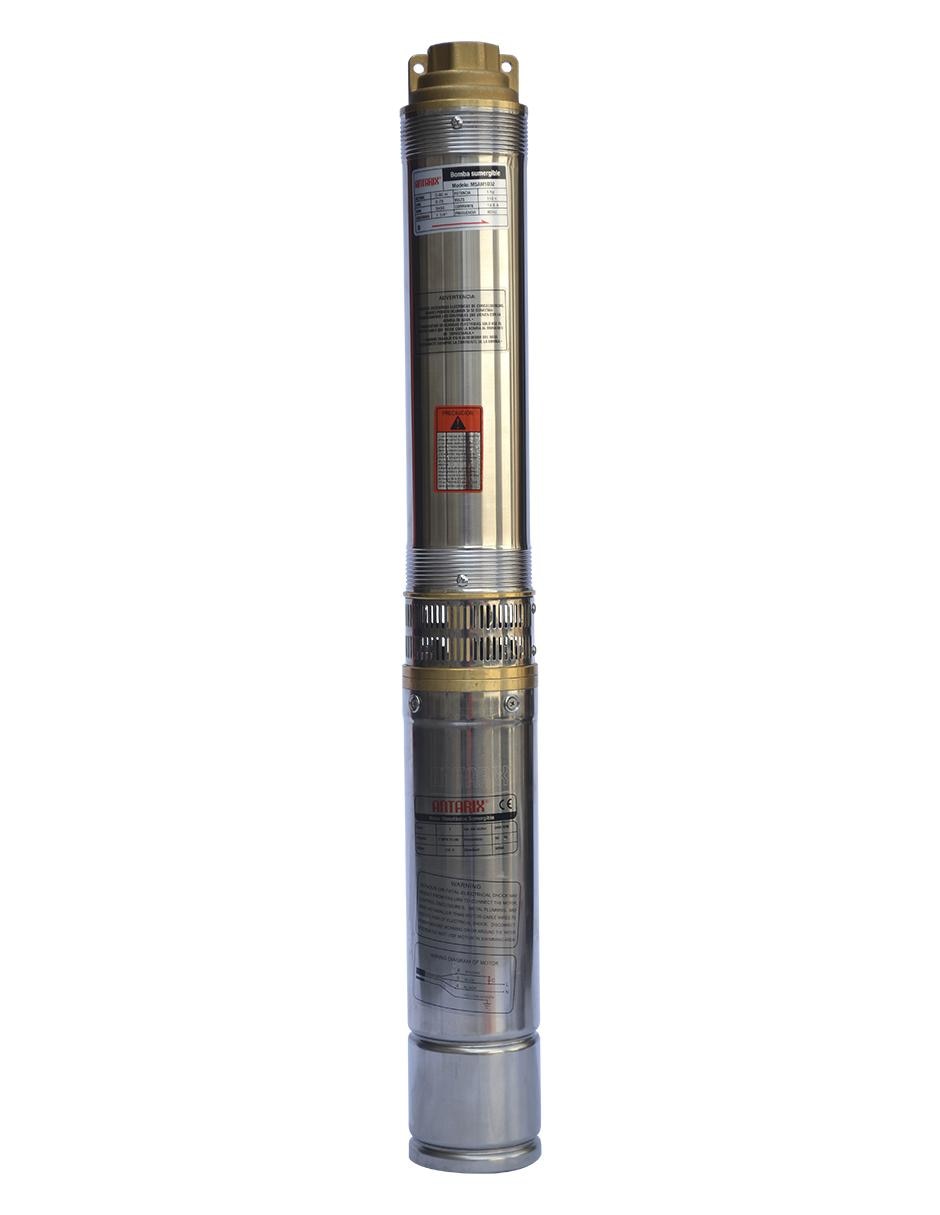 Motobomba sumergible de 1 HP 110V MSAM1D32 2