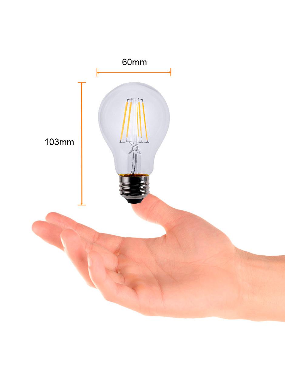 Foco LED 7W de consumo 7W de iluminación 720 lúmenes 4