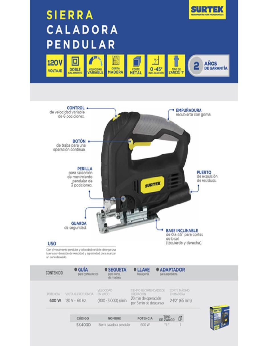 Cierra caladora SK403D 600W 2