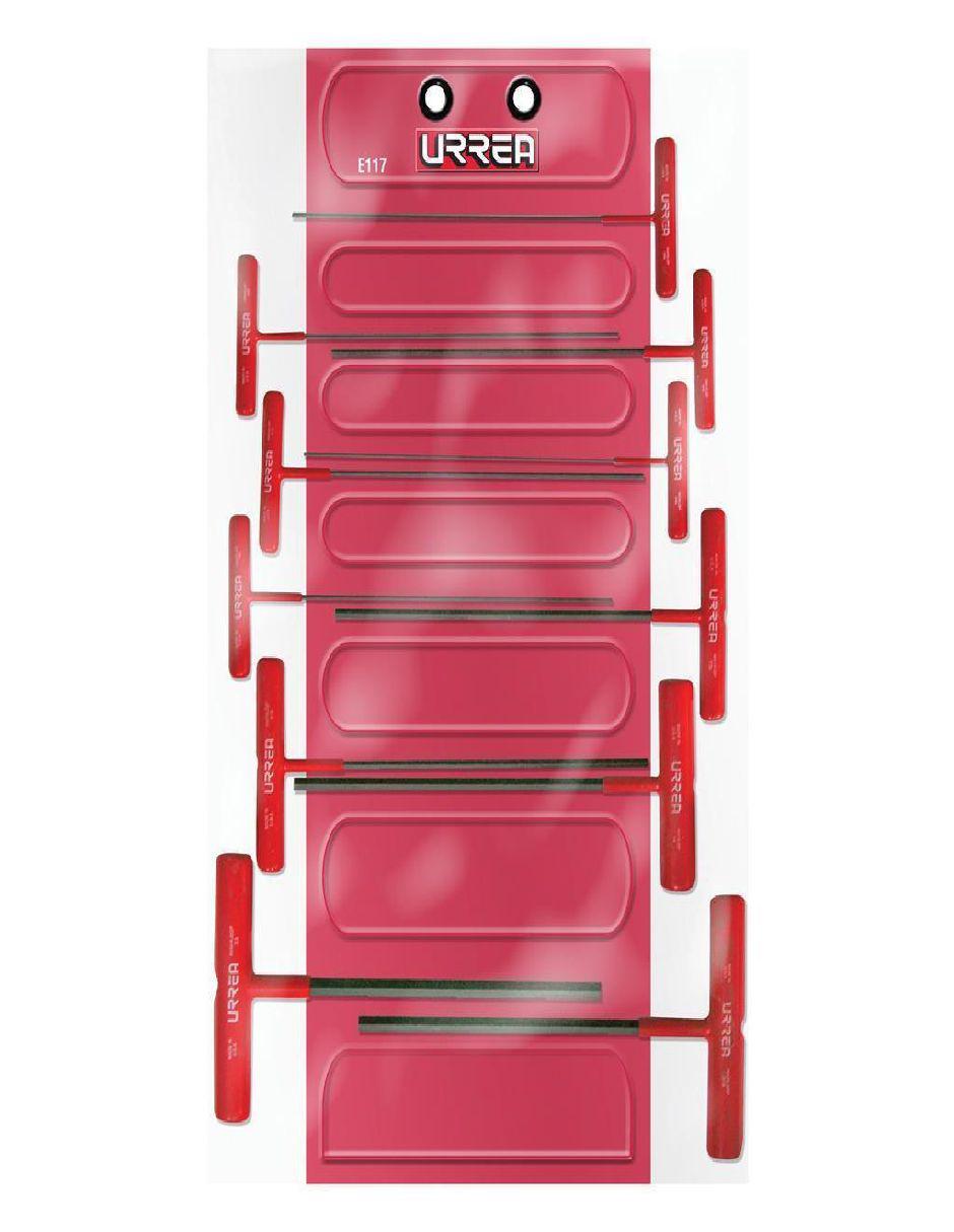 Juego de llaves hexagonales T 11 Piezas Juego de llaves hexagonales T 11 Piezas