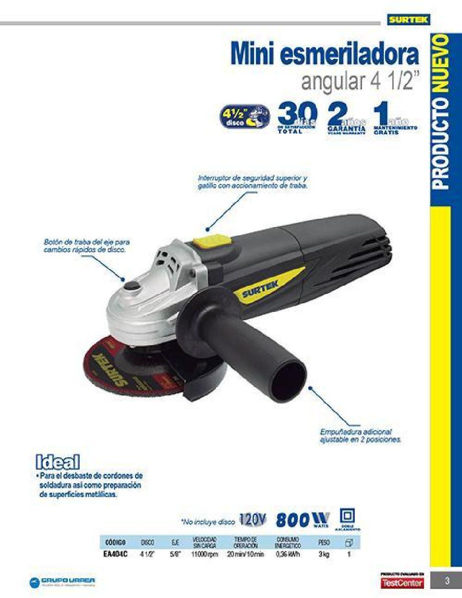 Mini esmeriladora 120 V 2