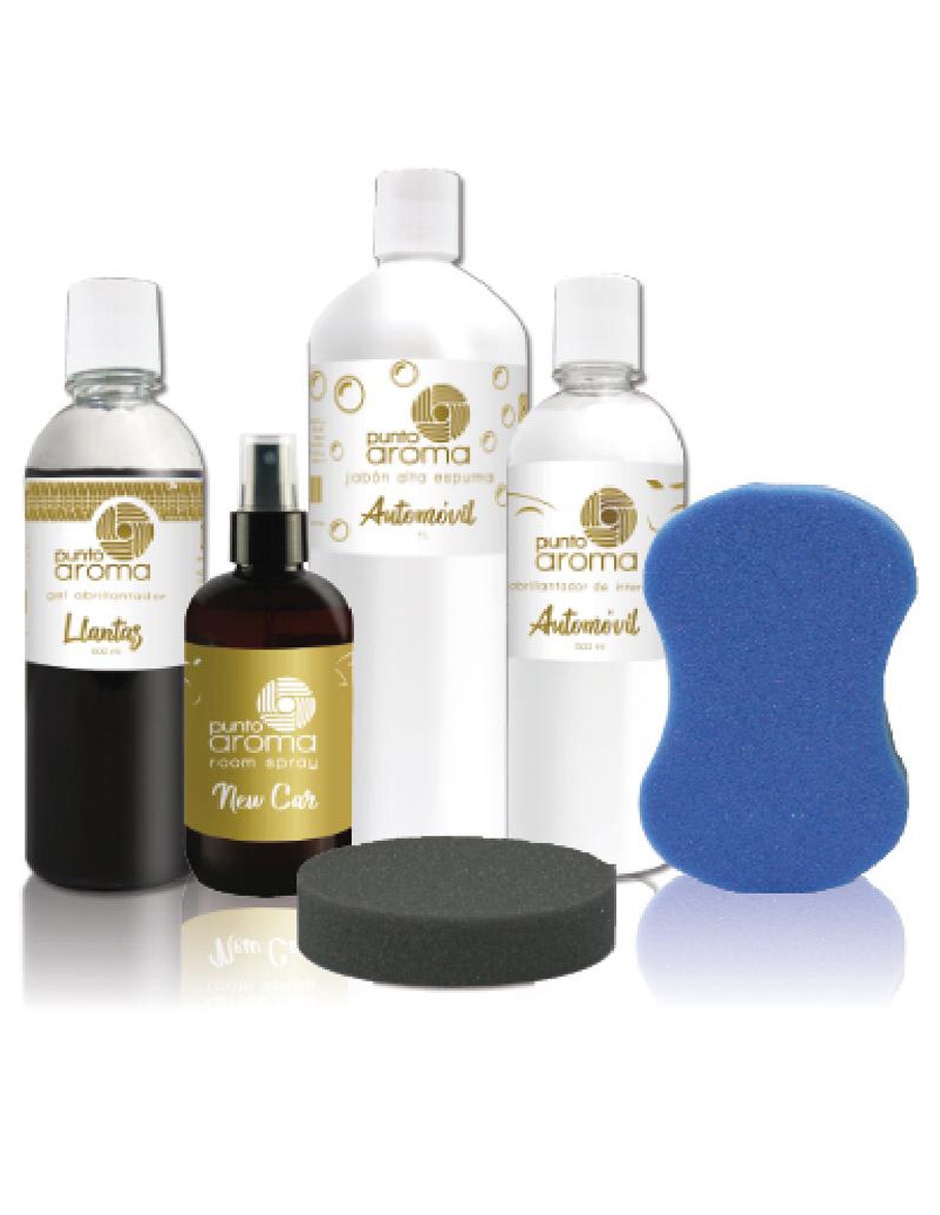 Kit de limpieza y pulido Punto Aroma para auto