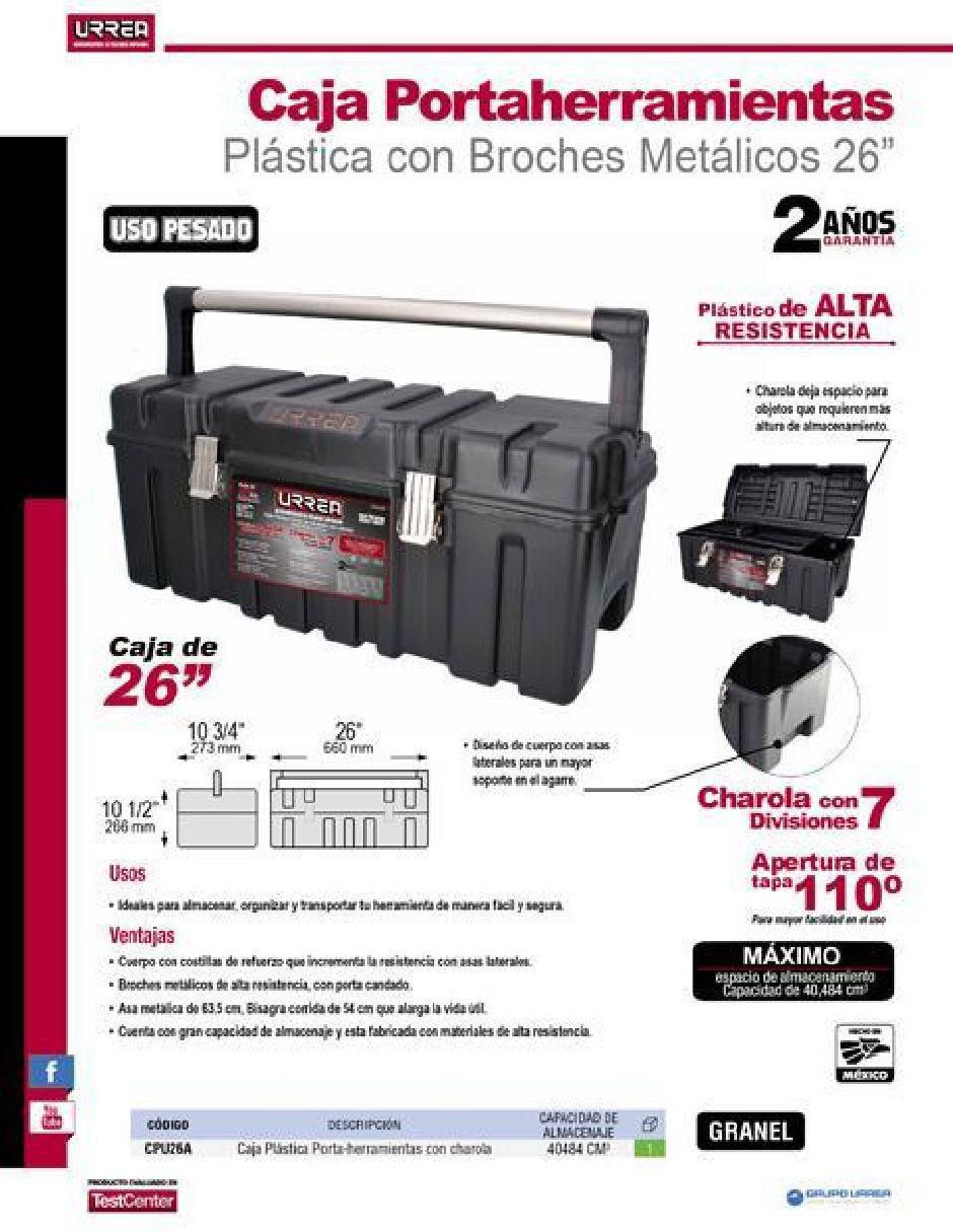 Caja de herramientas 2 compartimentos 2