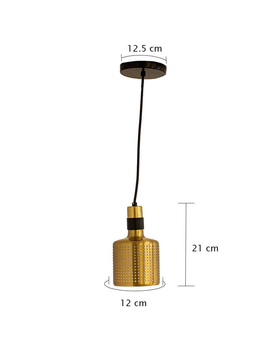 Lámpara candil colgante de aluminio 4
