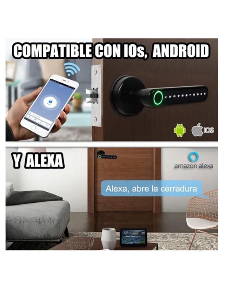 Cerradura digital LHB10 Biométrica 4