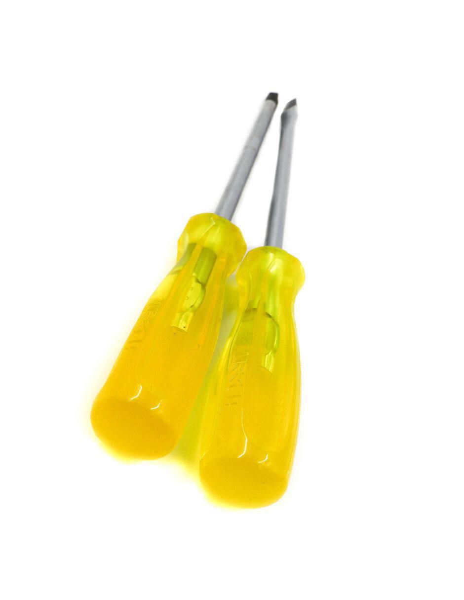Juego de desarmadores Mango Ambar 8 piezas 2