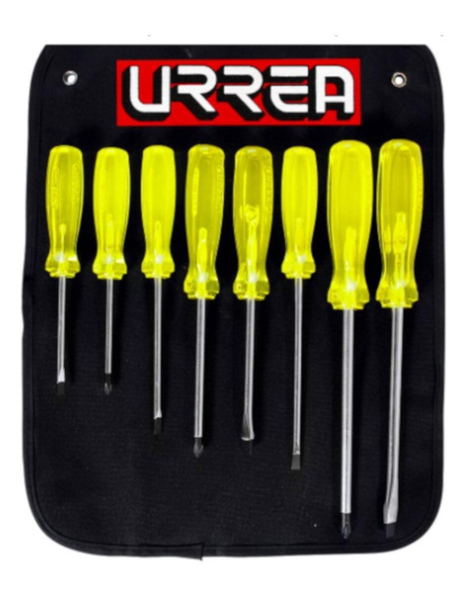 Juego de desarmadores Mango Ambar 8 piezas 4