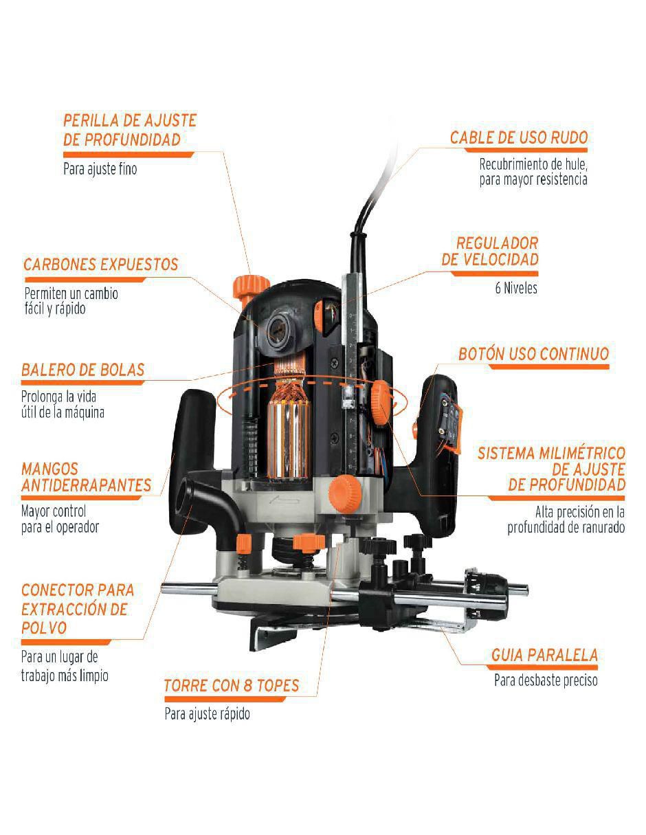 Router 1/8 HP 4