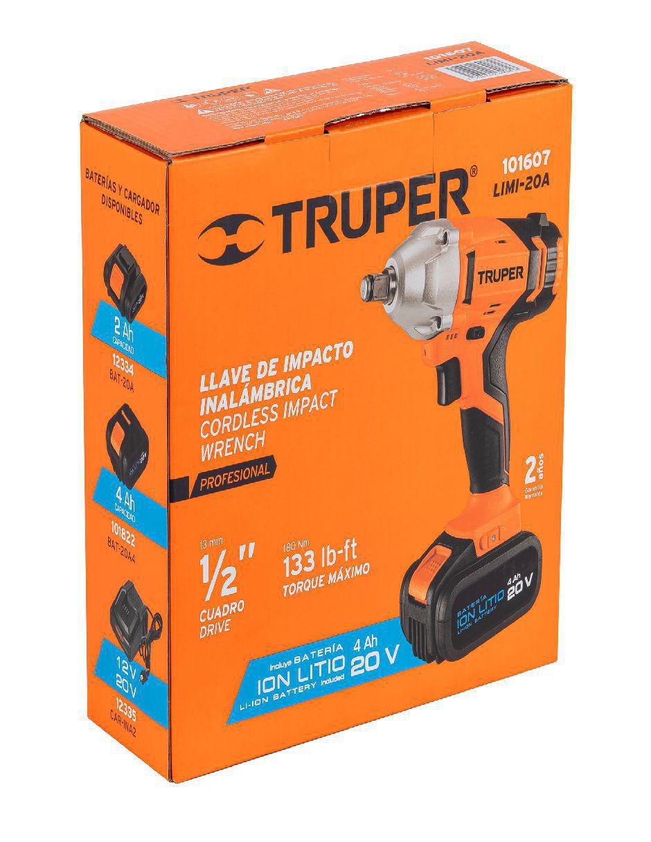 Llave de impacto eléctrica punta cuadrada 3