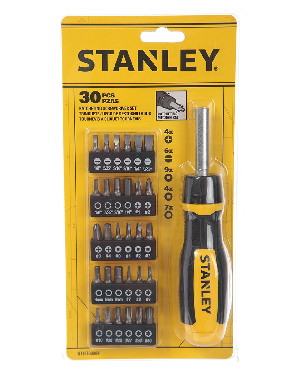 Desarmador multipuntas Stanley STHT60084 31 piezas