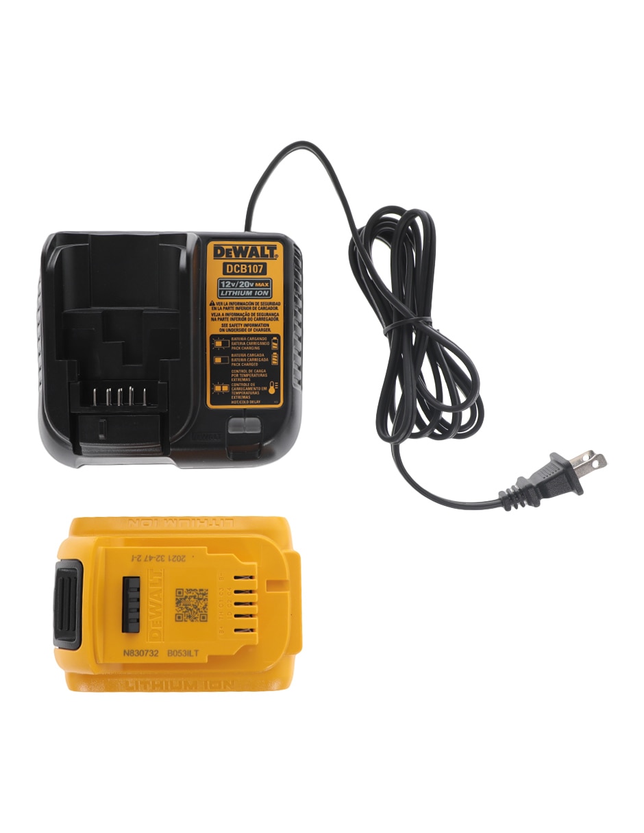 Taladro atornillador inalámbrico DCD7781D2-B3 de 20 V 9