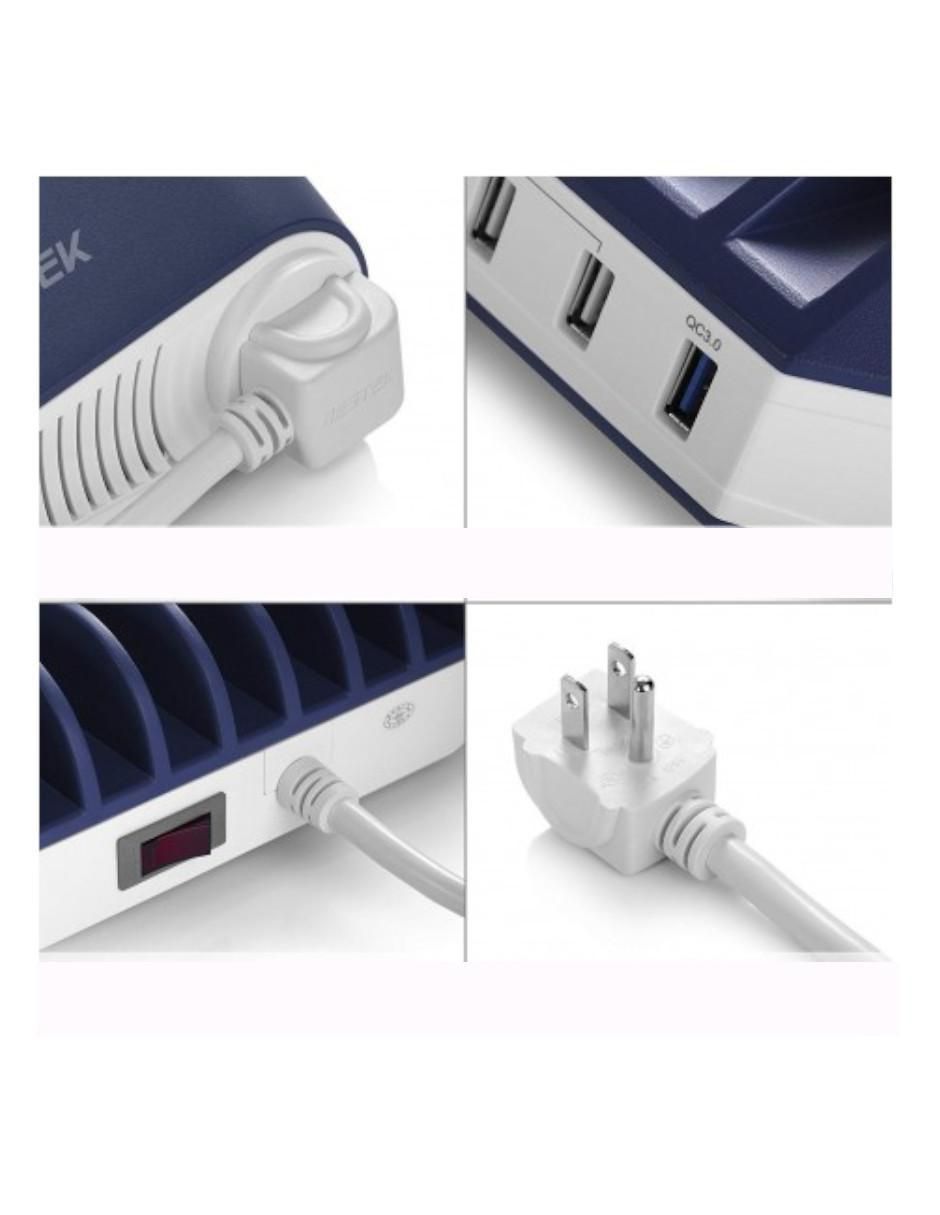 Adaptador de corriente USB 3