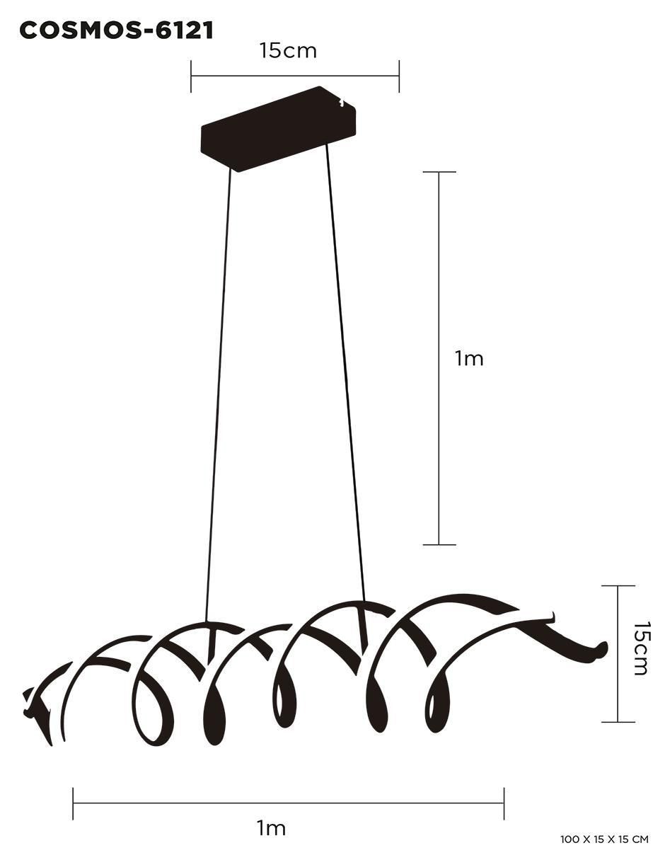 Lámpara colgante LED Cosmos 5