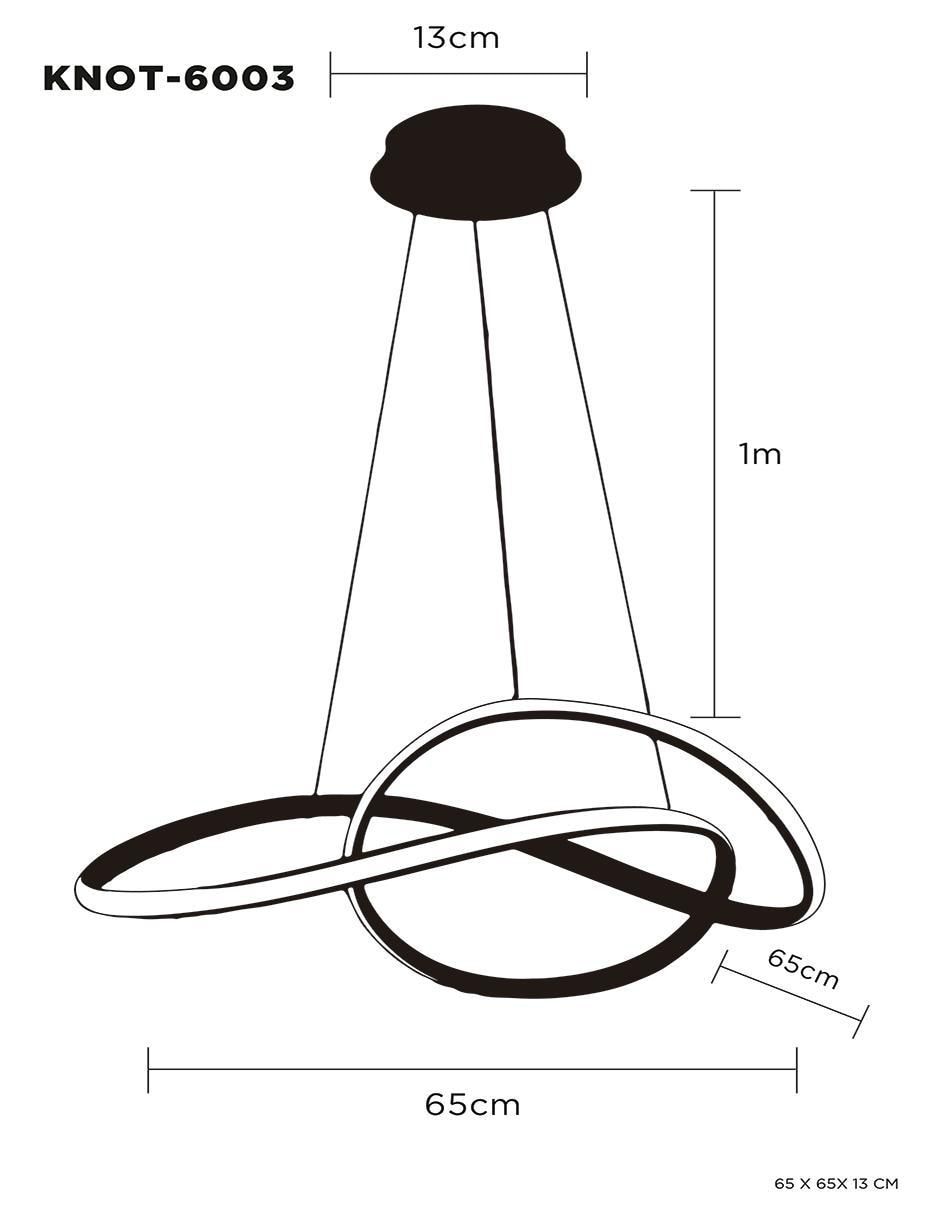 Lámpara led Knot 5