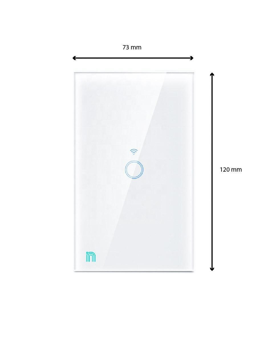 INTERRUPTOR INTELIGENTE WIFI DE UN BOTÓN - WS01-1 - NetzHome