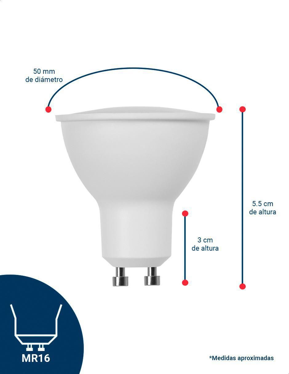 Foco LED 7 W de consumo 580 lúmenes 2