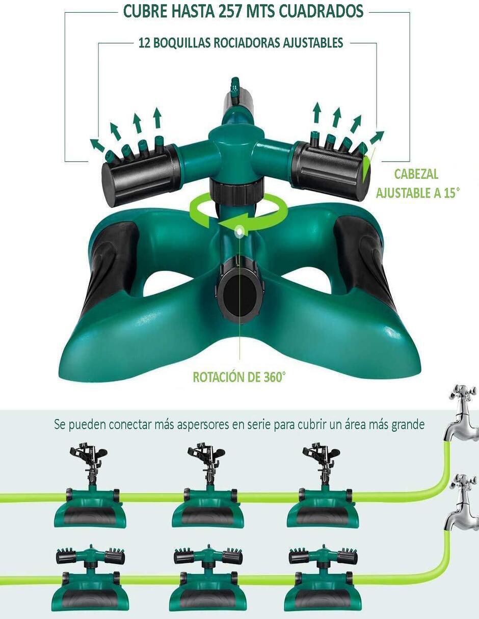 Aspersor para manguera 1 función 2