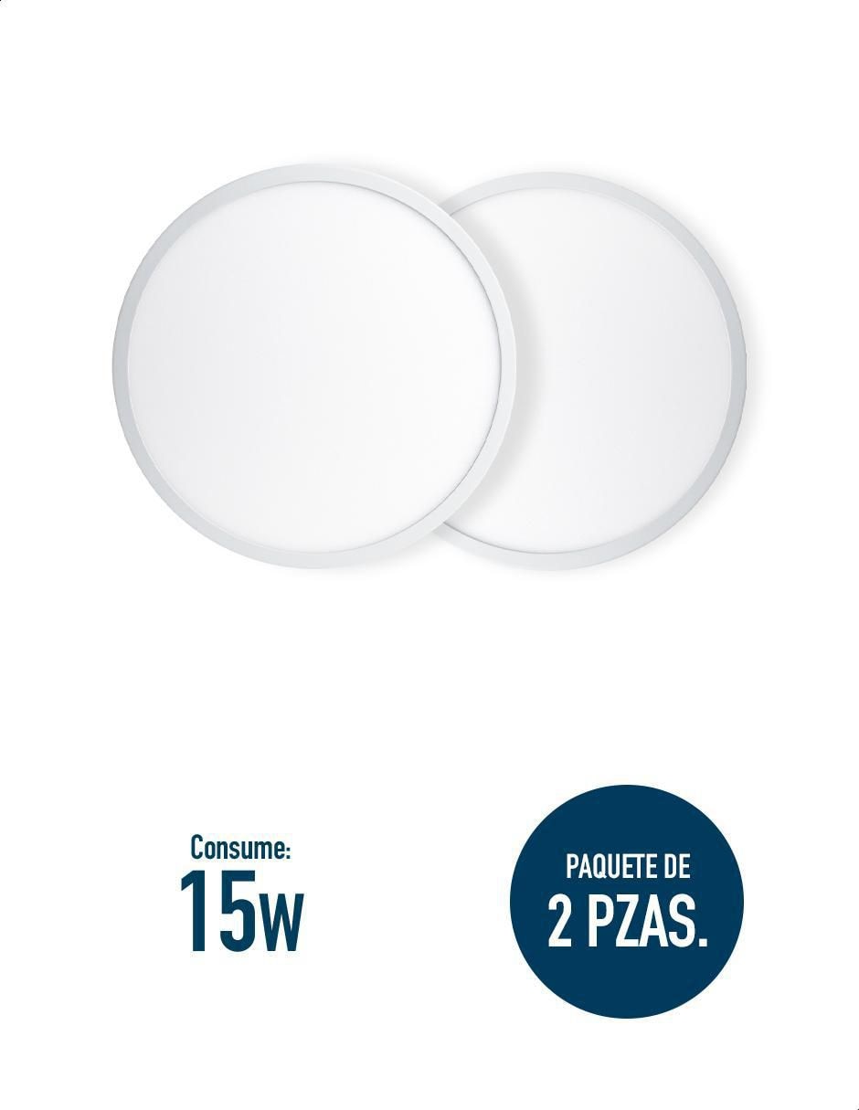 Panel LED 15 W de consumo 1290 lúmenes 3
