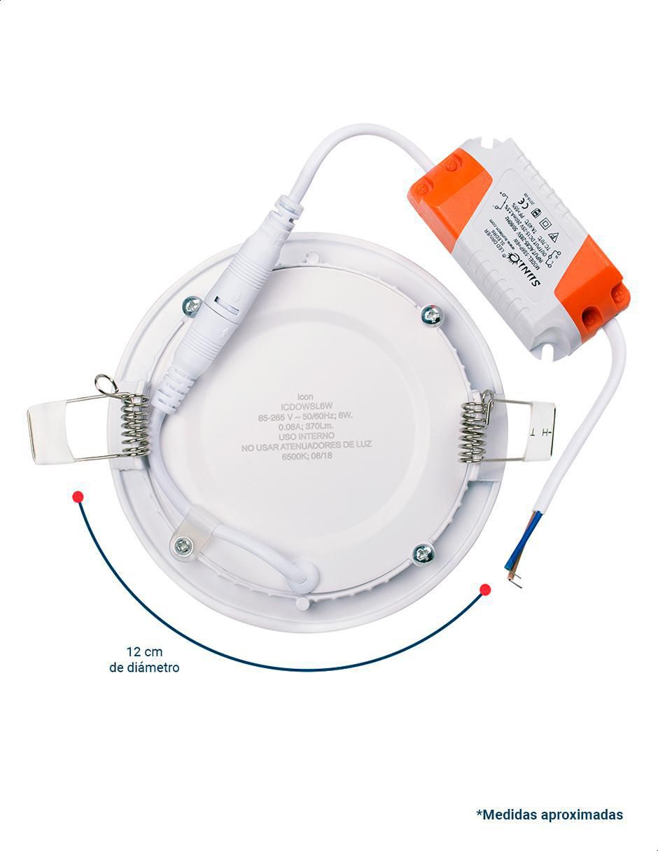 Panel LED 15 W de consumo 1290 lúmenes 4