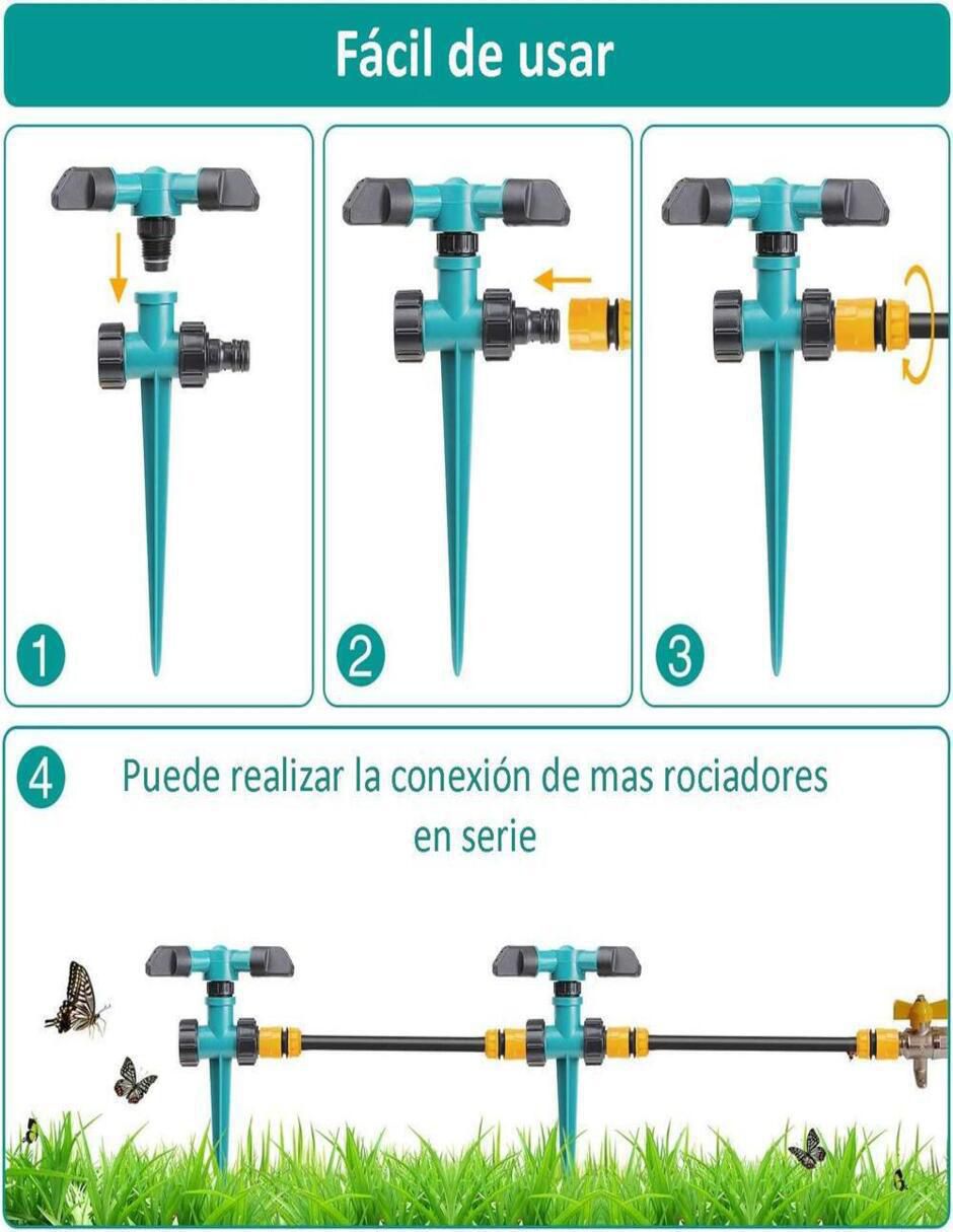 Aspersor de impacto 2 funciones 2