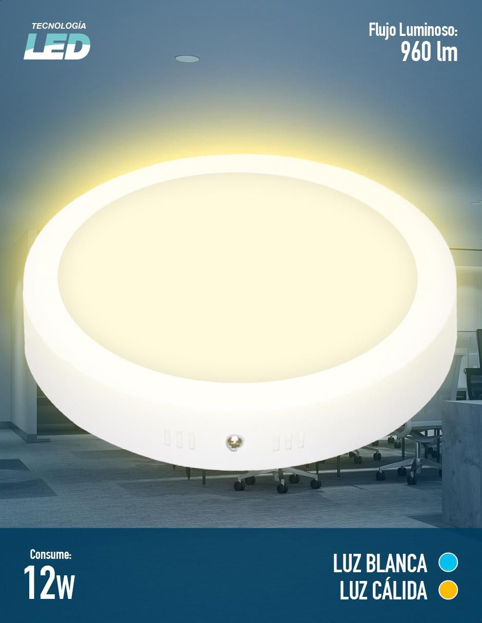 Foco LED 12W de consumo 75W de iluminación 950 lúmenes 4