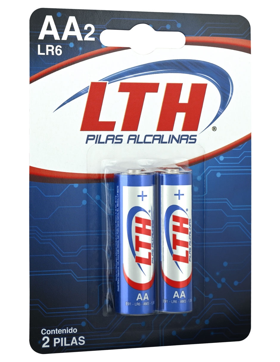 Set de 2 pilas AAA alcalinas 1.5 V 2