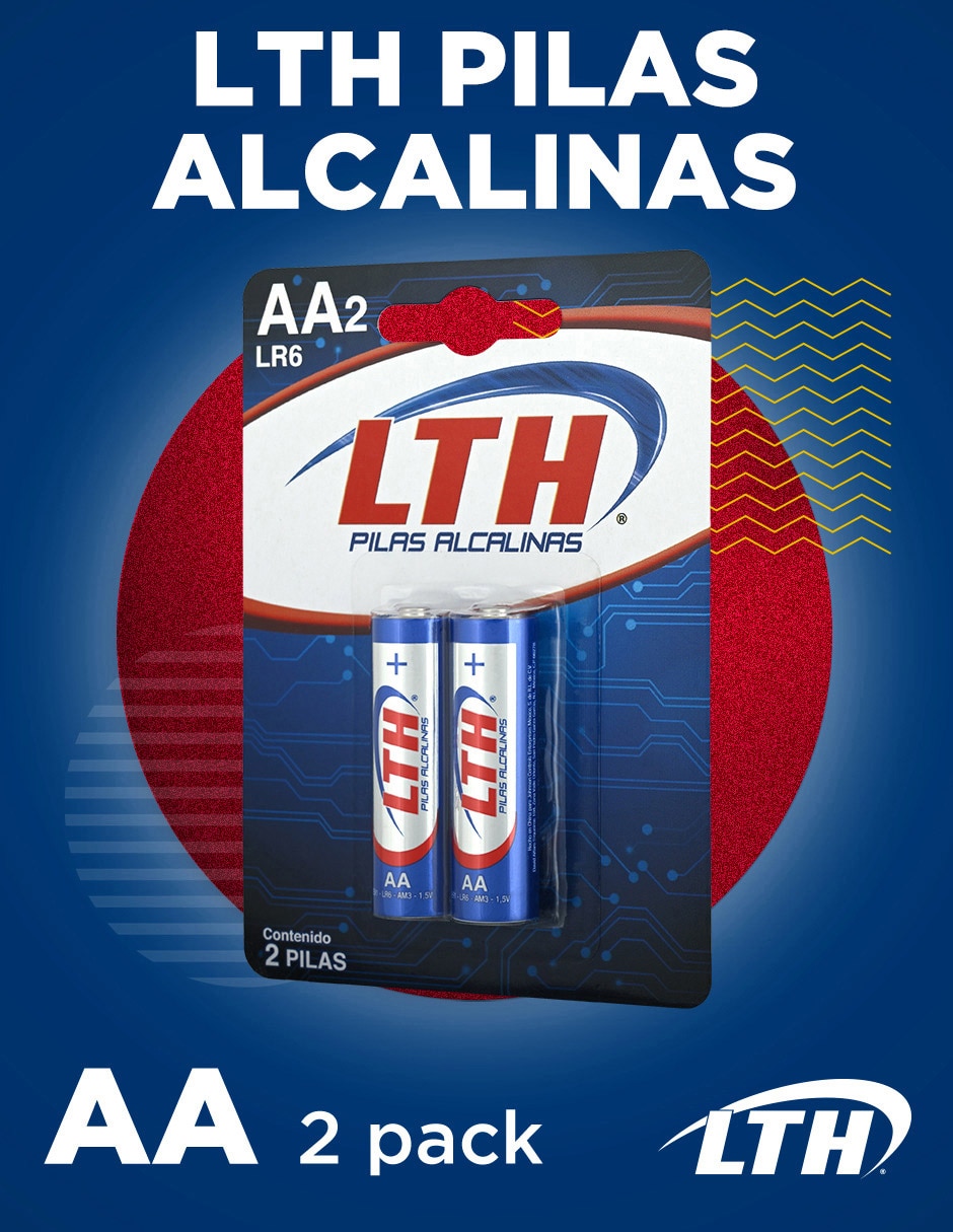 Set de 2 pilas AAA alcalinas 1.5 V 4