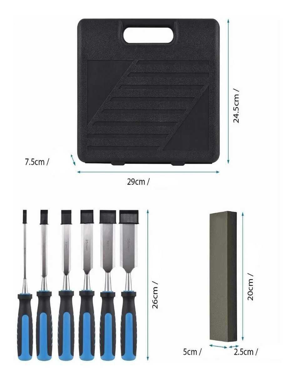 Kit de cinceles Lab.G de acero 3
