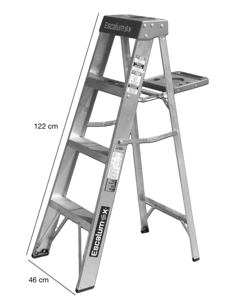 Escalera de tijera de aluminio 6