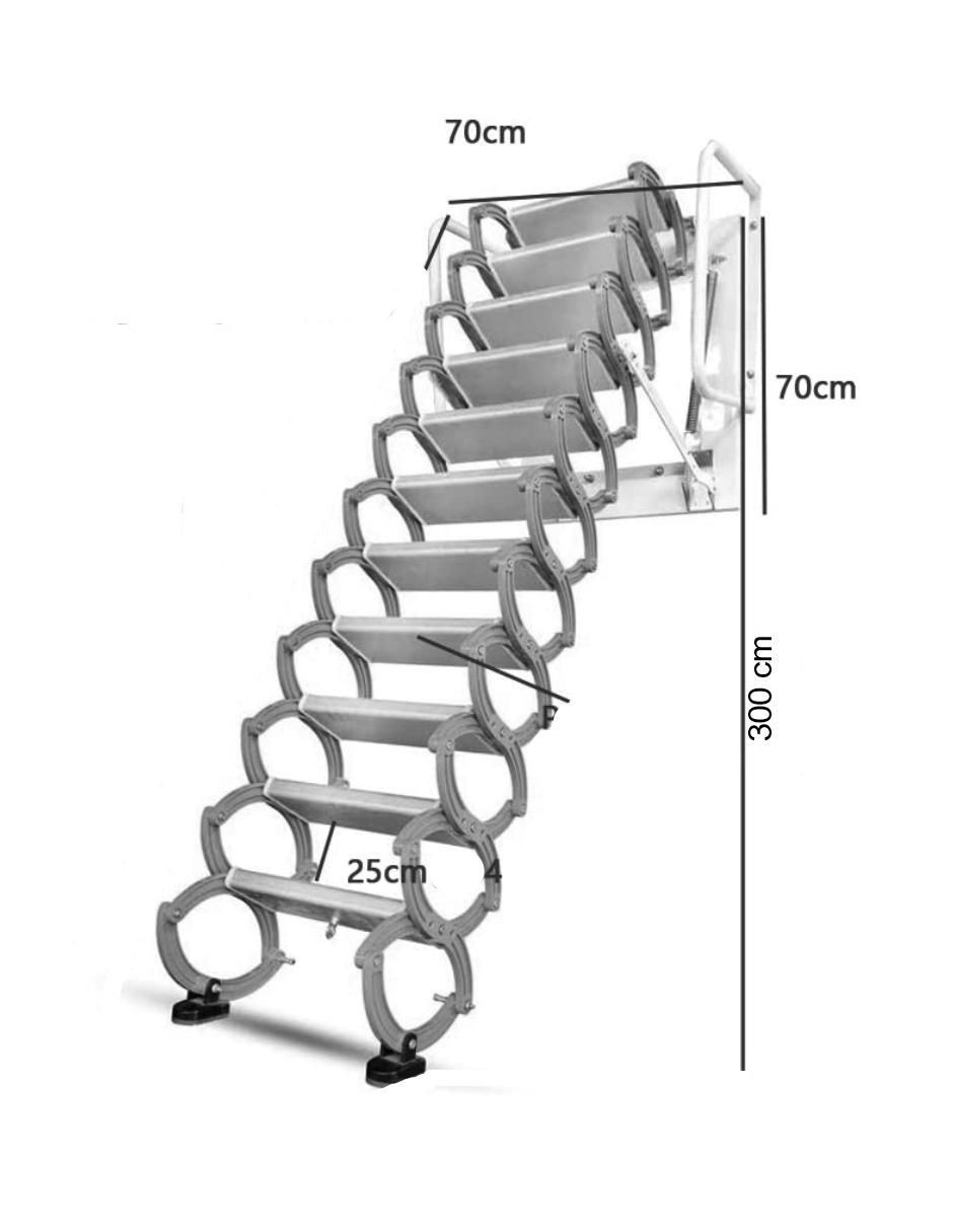 Escalera de pared de aluminio 3